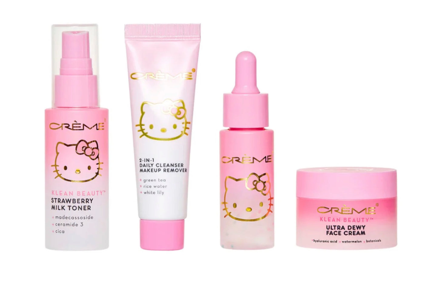 Cuidados com a pele - The Creme Shop x Hello Kitty Klean Beauty Skincare Essentials