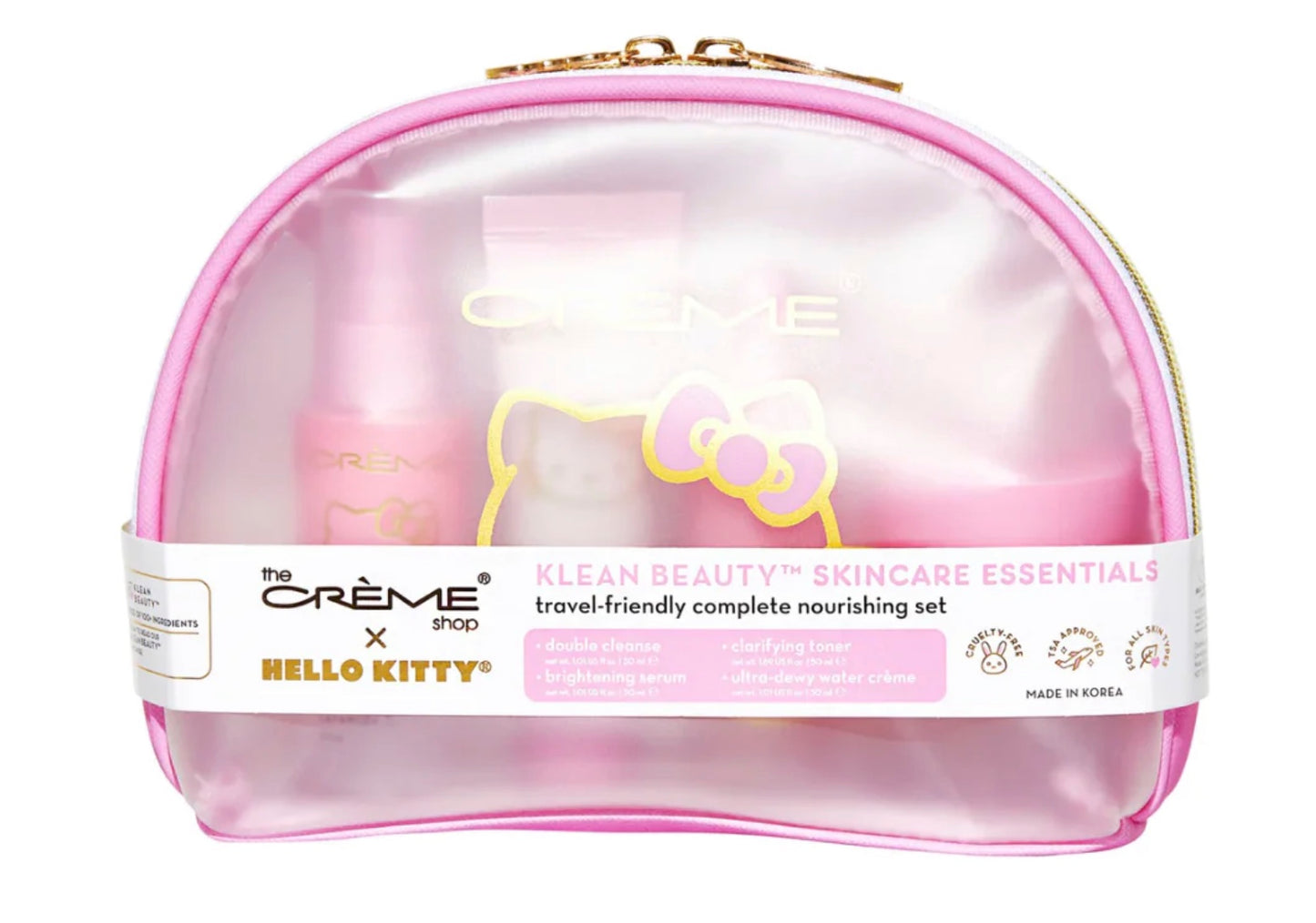 Skincare- The Creme Shop x Hello Kitty Klean Beauty Skincare Essentials