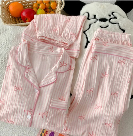 3- Piece Pink Pyjama Set