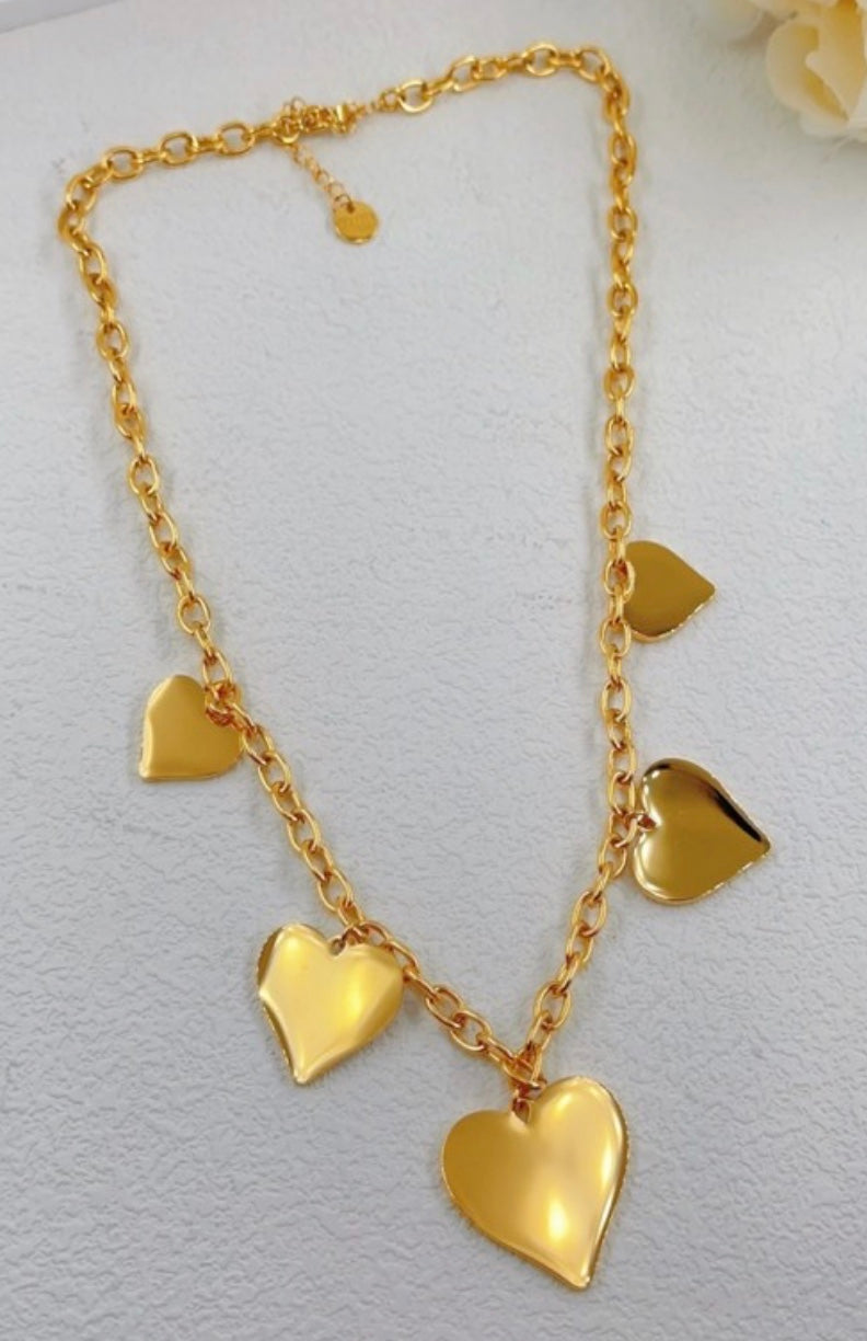 Necklace Coeur Gold