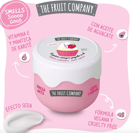 Vegan Strawberry Whipped Cream Body Lotion 200 ml - The Fruit Company