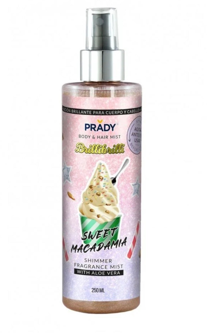 Brume Cintilante Corps Et Cheveux Prady Sweet Macadamia Prady 250Ml