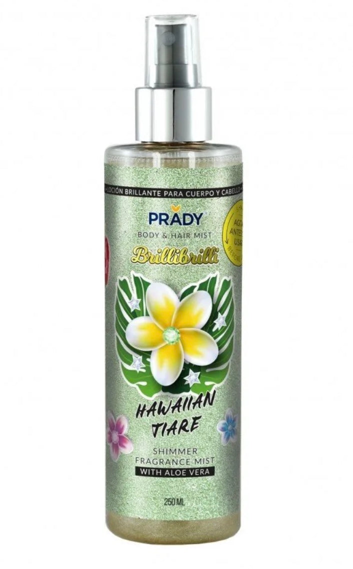 Brume Scintillante Corps Et Cheveux Prady Hawaï Tiare 250Ml