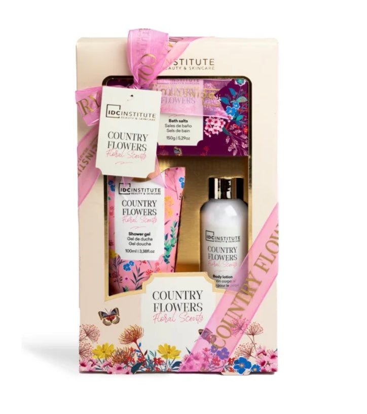 Coffret Country Flowers 3 Pieces