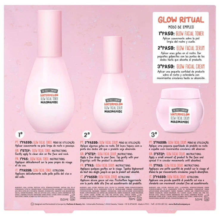 SET SKIN CARE THE FRUIT COMPANY YOU GLOW UP GIRL