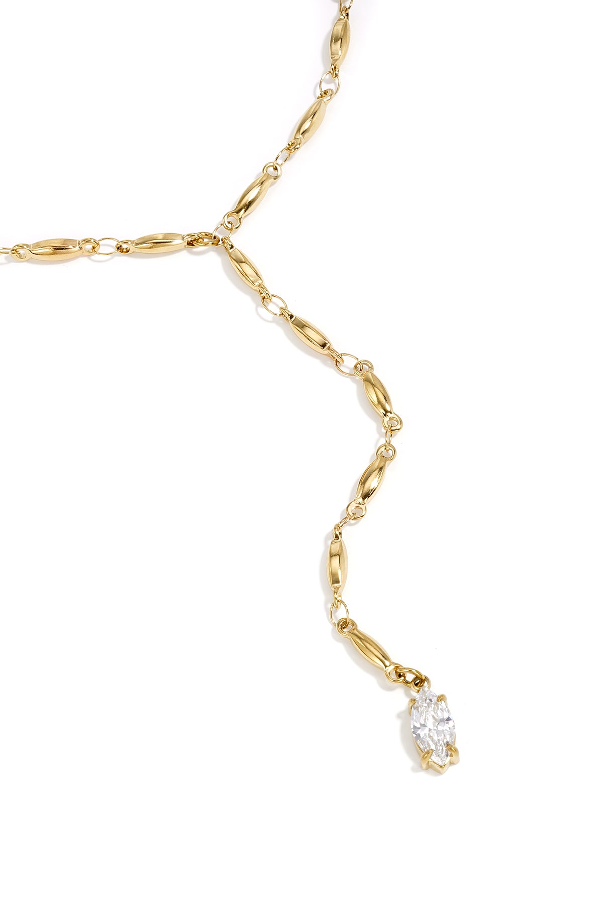 Necklace with hanging Rhinestone