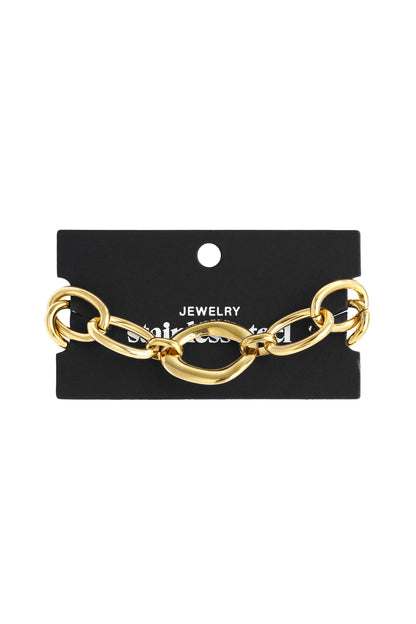 Stainless Steel Chain Bracelets Chain Casual Daily Simple Series Women's jewelry