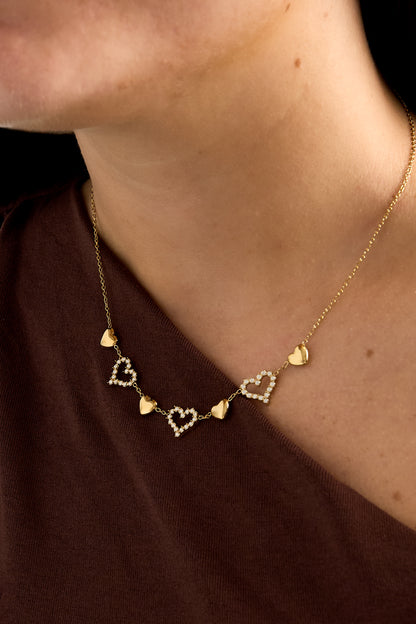 Stainless Steel Pendant necklaces Heart Simple Daily Simple Series Women's jewelry