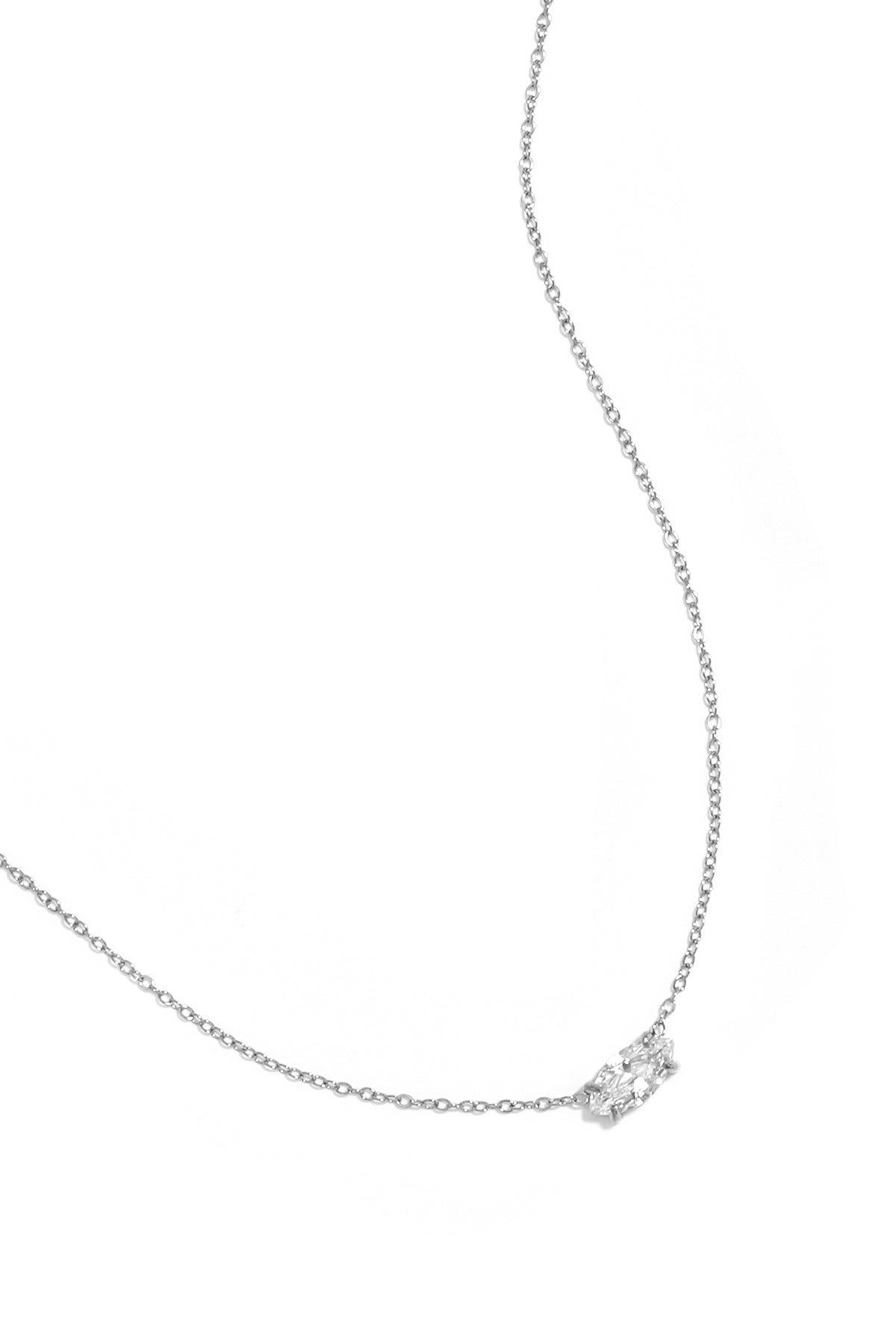 Stainless Steel Pendant necklaces Ellipse Shape Simple Daily Simple Series Women's jewelry