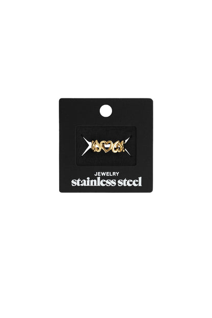 Stainless Steel Minimalist Rings Heart Casual Daily Simple Series Women's jewelry