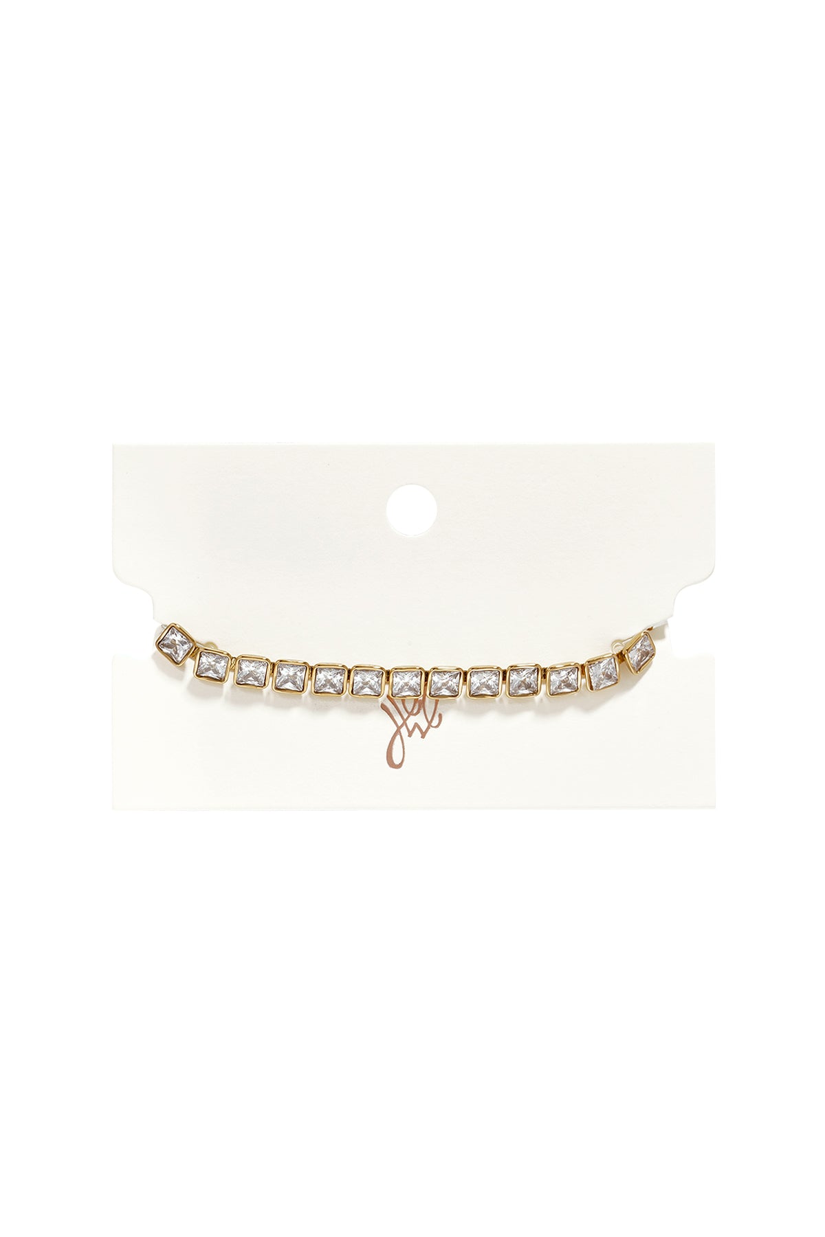 Stainless Steel Beaded Bracelets Rectangle Simple Daily Simple Series Women's jewelry