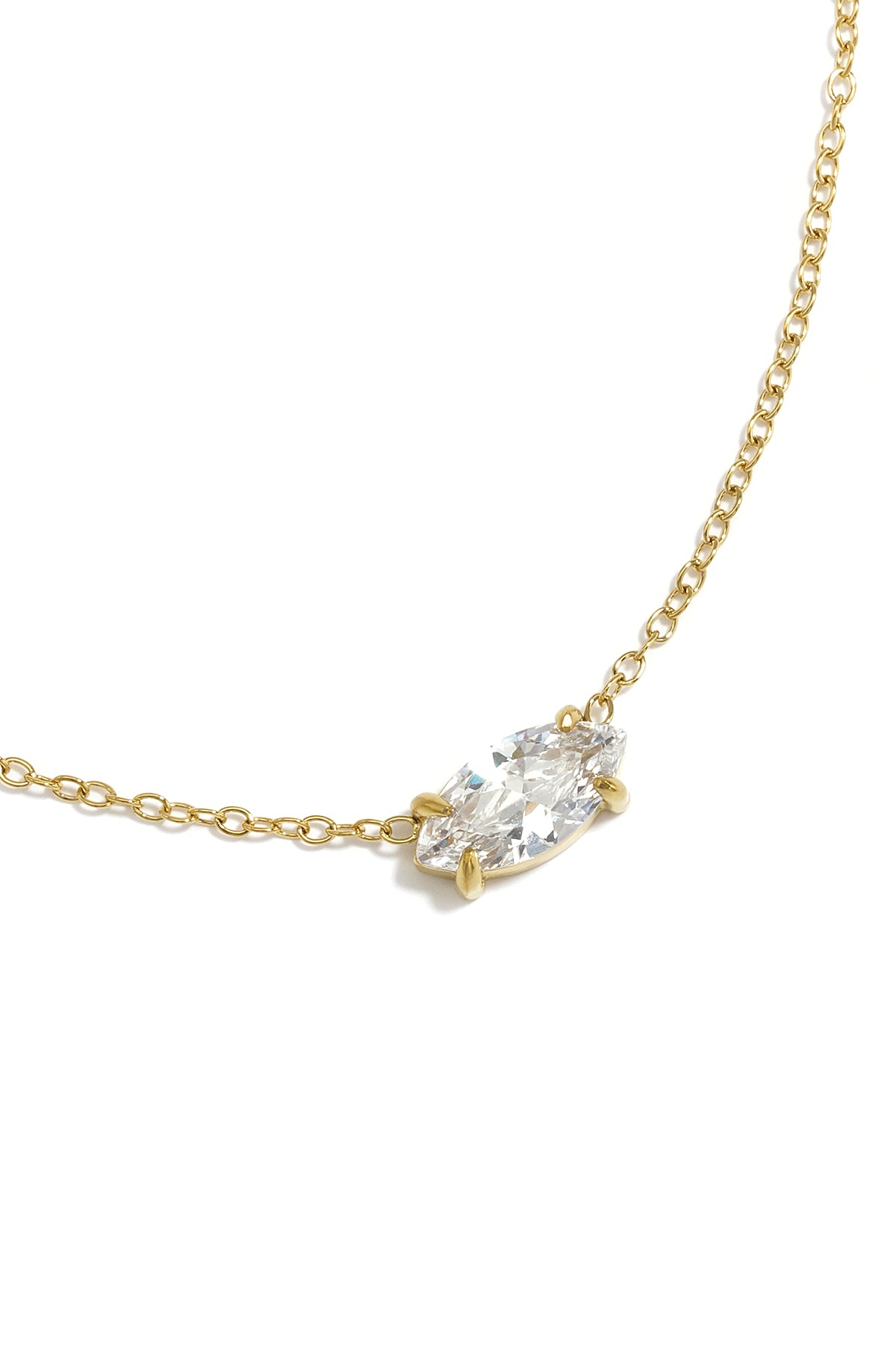 Stainless Steel Pendant necklaces Ellipse Shape Simple Daily Simple Series Women's jewelry