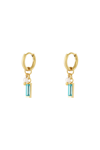 Ocean spark earrings