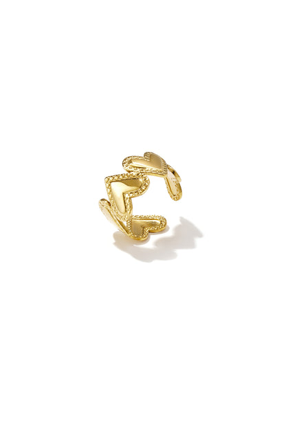 Stainless Steel Minimalist Rings Heart Simple Daily Simple Series Women's jewelry