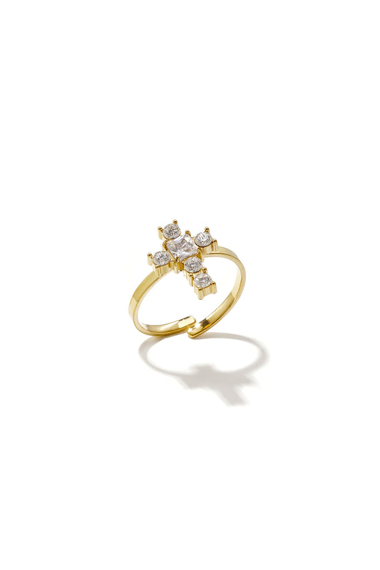 Stainless Steel Minimalist Rings Cross Simple Daily Simple Series Women's jewelry